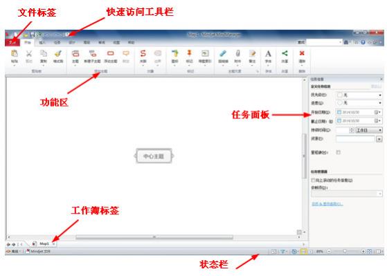 Mindjet MindManager 15 软件界面介绍