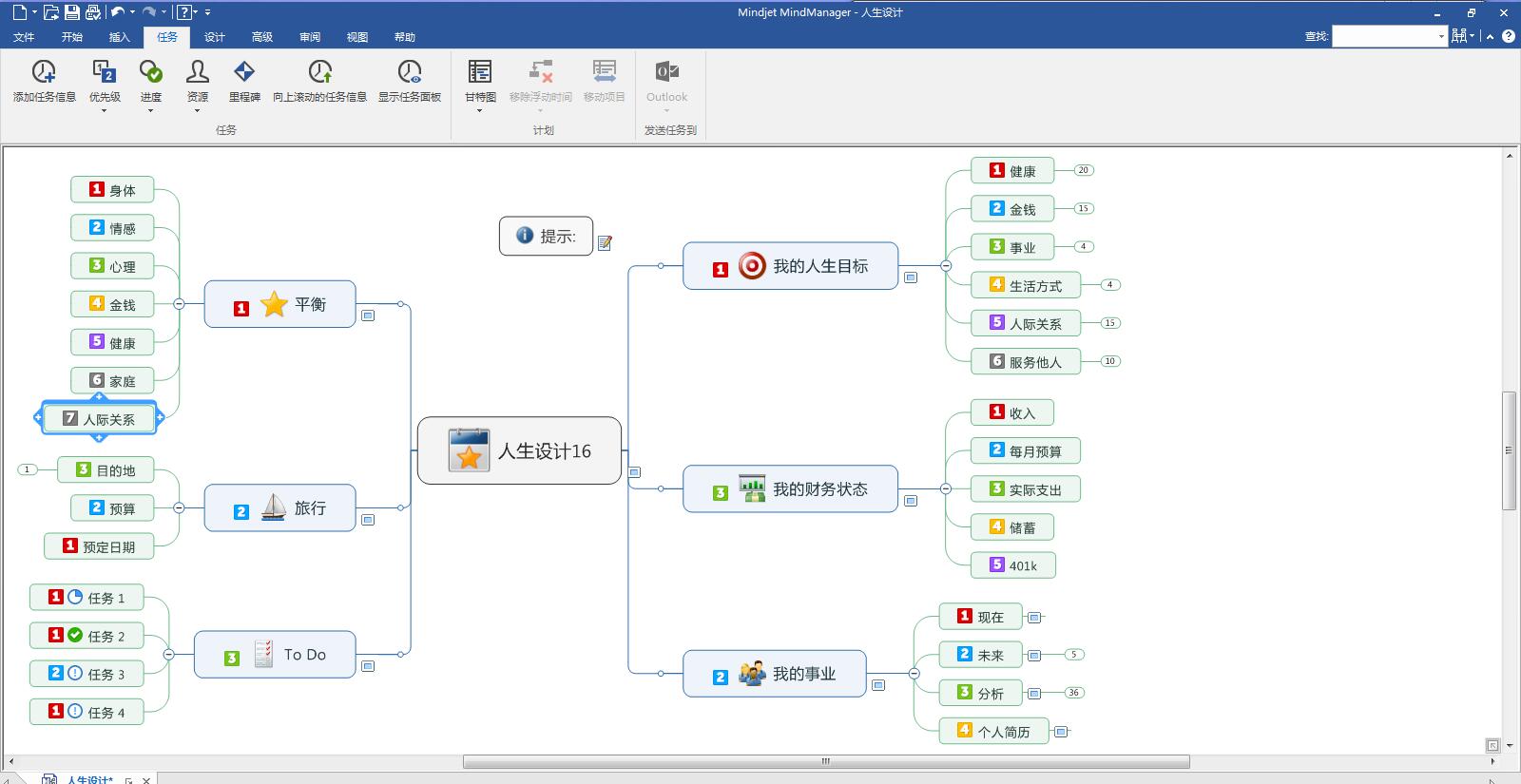 MindManager 2018之优先级视图介绍