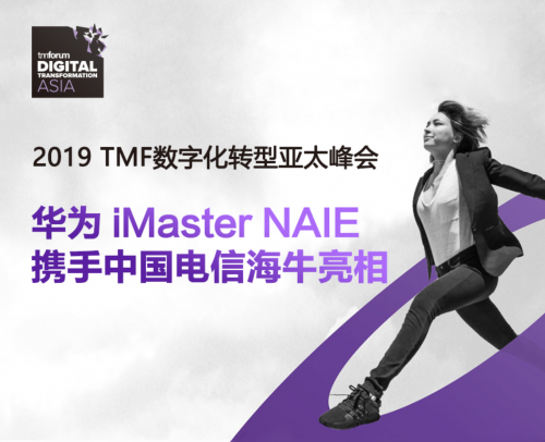 华为iMaster NAIE携手中国电信海牛平台亮相2019 TMF亚太峰会