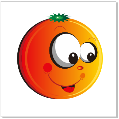 CDR绘制卡通形象