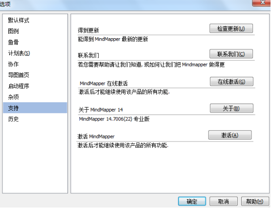 MindMapper选项
