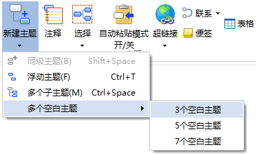 添加多个子主题