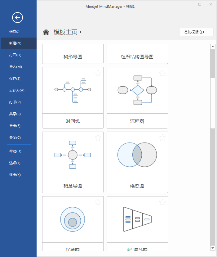 MindManager绘制维恩图的操作方法