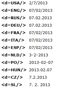 日期和时间示例