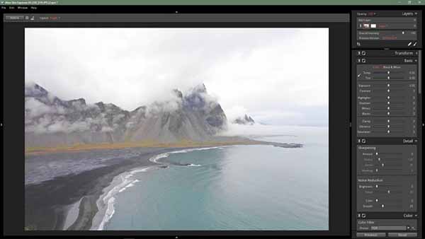 Exposure X4增加云层纵深感的方法