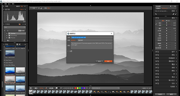 Exposure导入预设