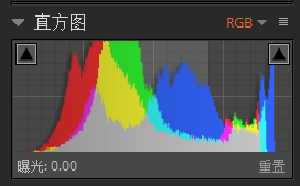 图一：Alien Skin Exposure X4中的直方图界面