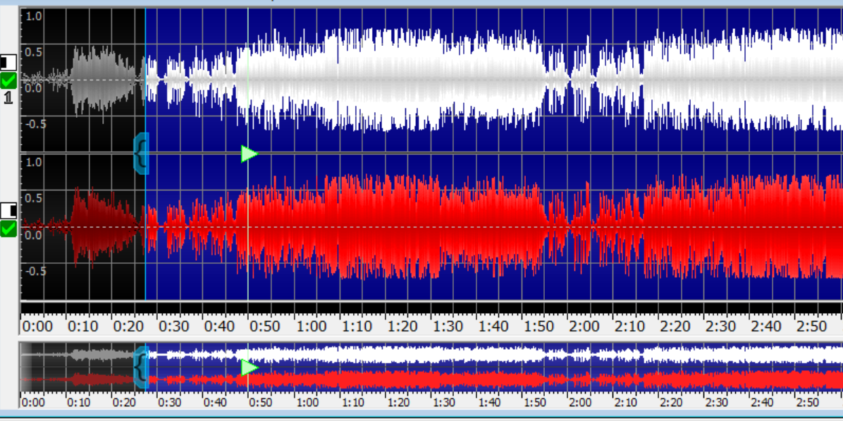 图片4：GoldWave中shift+end快捷移动开始标记