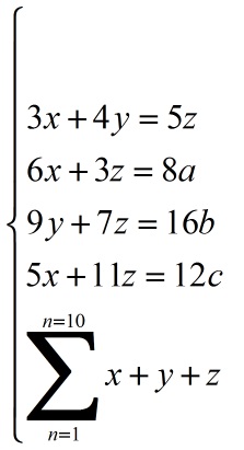 MathType大括号公式有空行的解决方法