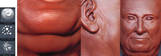 ZBrush皮肤纹理的表现介绍