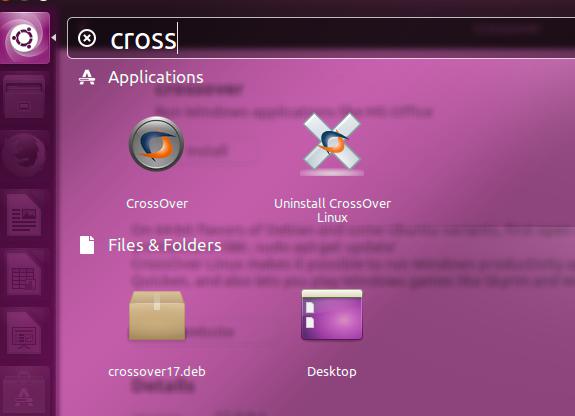查找CrossOver Linux