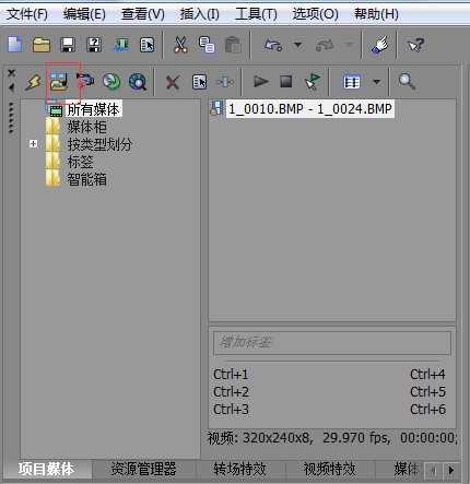 项目媒体窗口