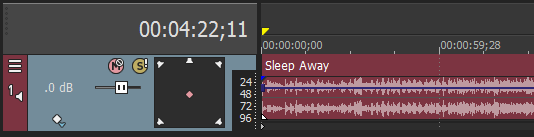 立体声道的音频轨道变化