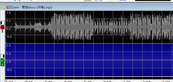 删除选中声道后界面