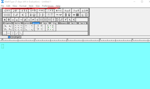 MathType公式编辑器进行设置的方法