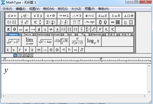 MathType编辑正比符号的方法