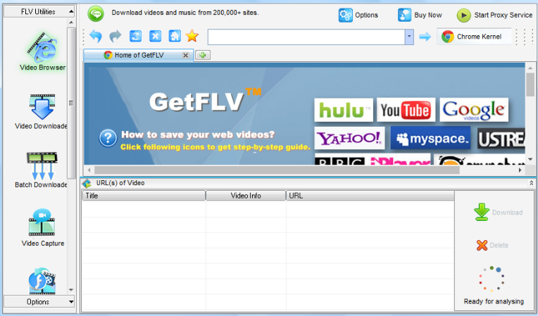 GetFLV Pro修复flv视频的操作步骤