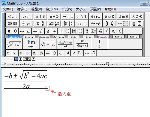 插入点
