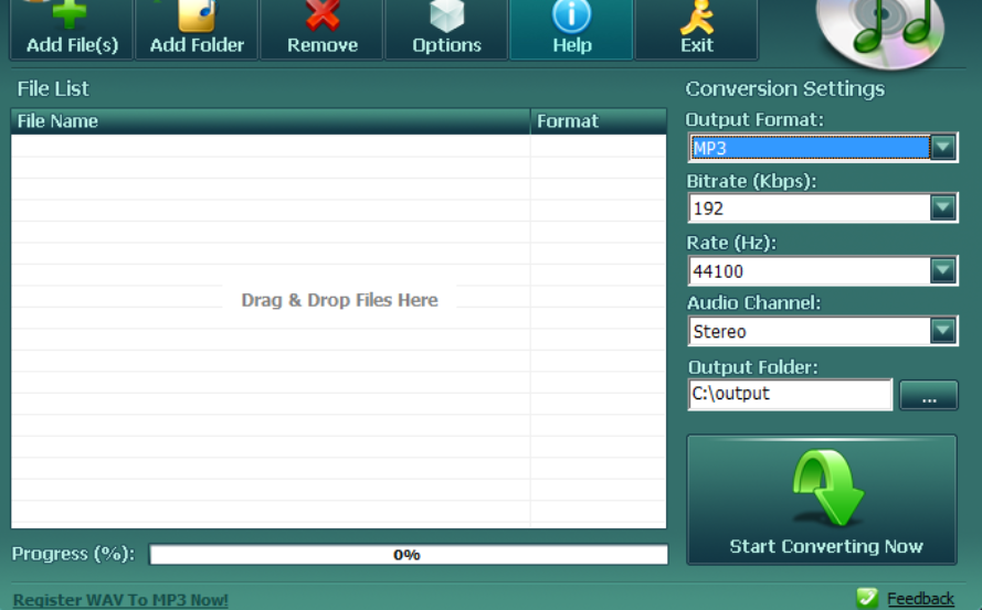 WAV to MP3软件把WAV音频转换成MP3格式的操作步骤
