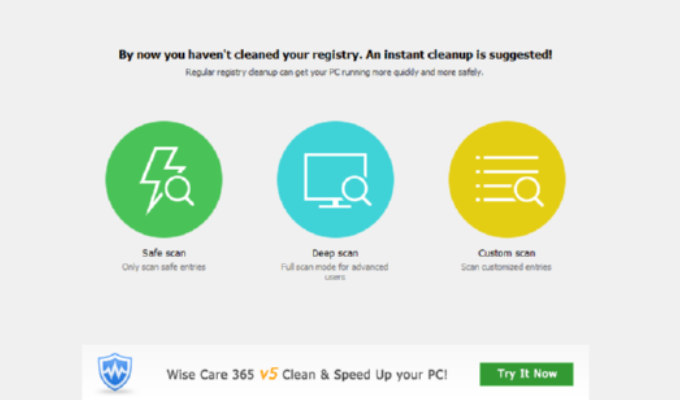 Wise Registry Cleaner Pro清理电脑注册表的详细操作教程