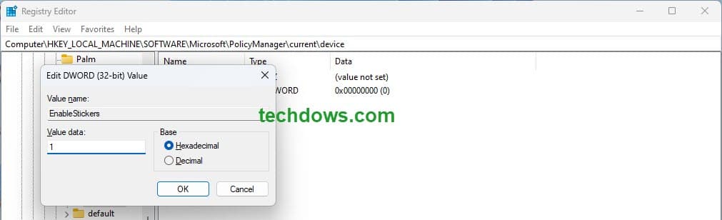 如何在 Windows 11 上启用或禁用桌面贴纸?