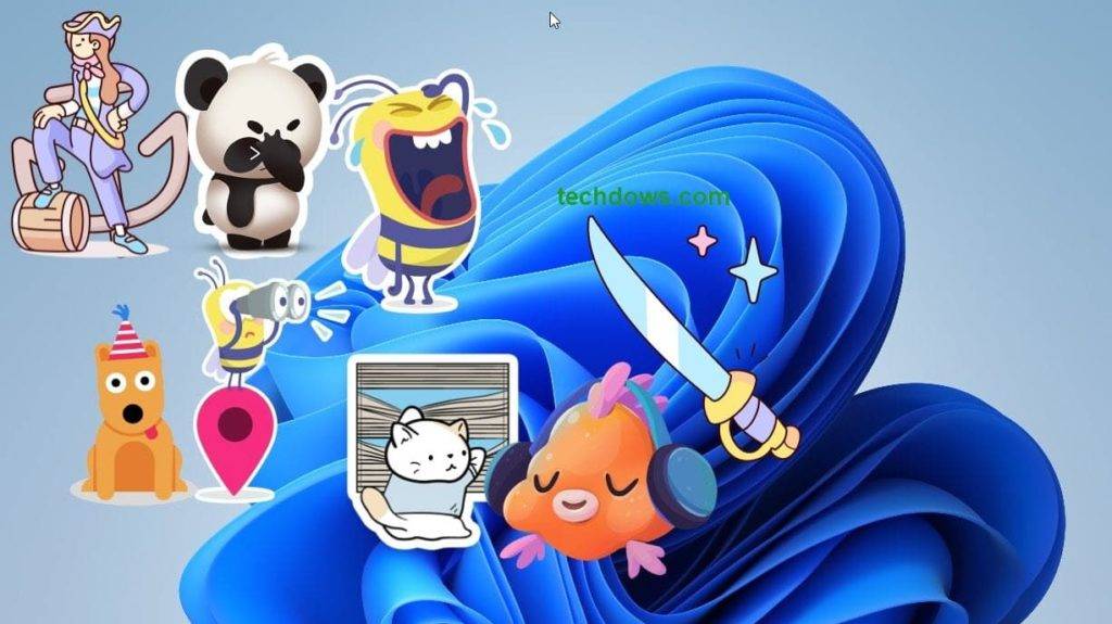 如何在 Windows 11 上启用或禁用桌面贴纸?