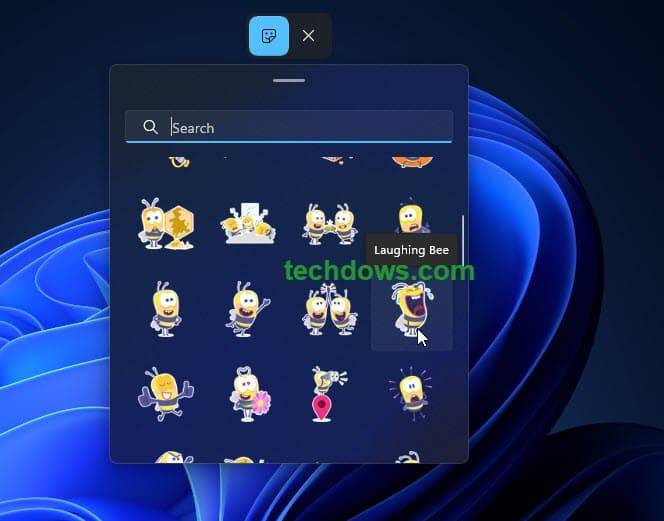 如何在 Windows 11 上启用或禁用桌面贴纸?