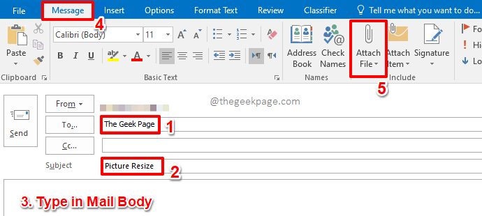 在 MS Outlook 中如何压缩附加图像的大小?