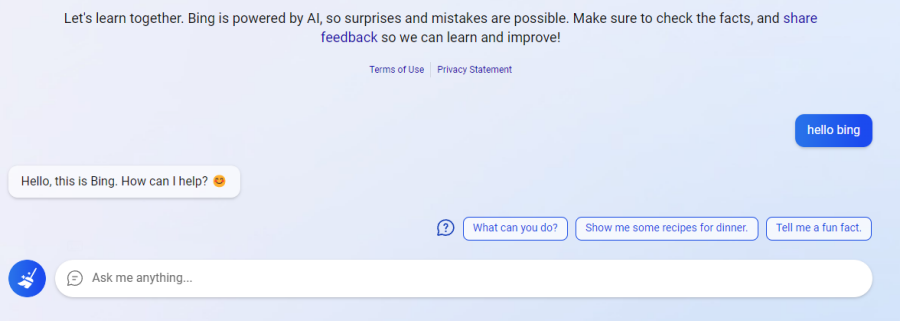 如何在手机应用和电脑上与 Bing AI 进行对话?