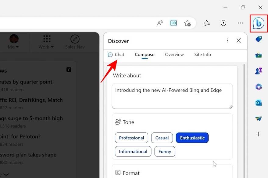 如何在手机应用和电脑上与 Bing AI 进行对话?