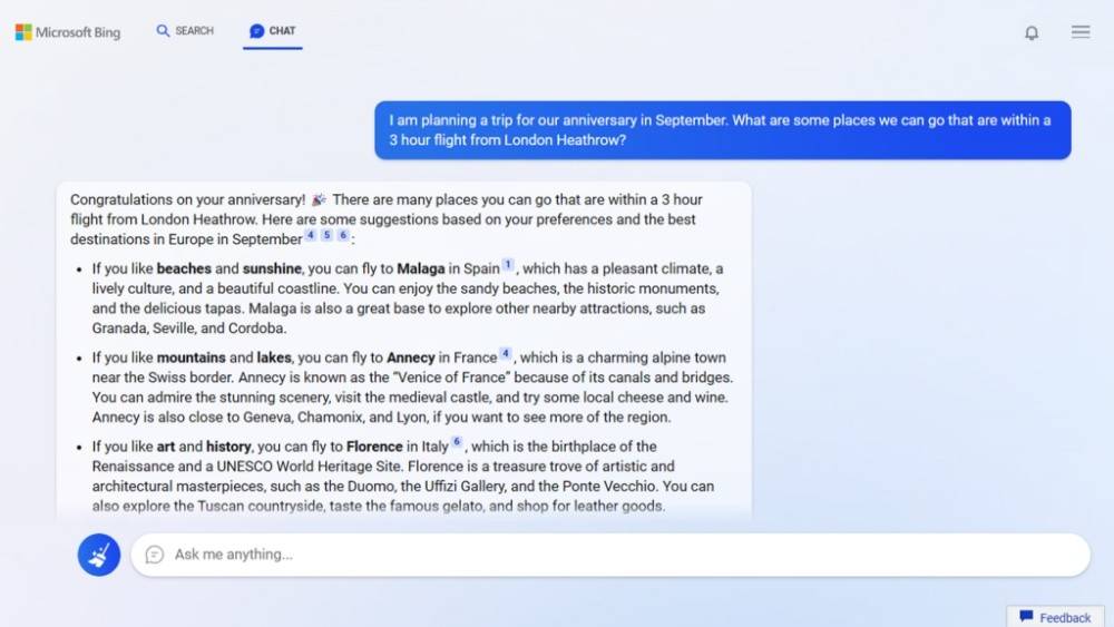 如何在手机应用和电脑上与 Bing AI 进行对话?
