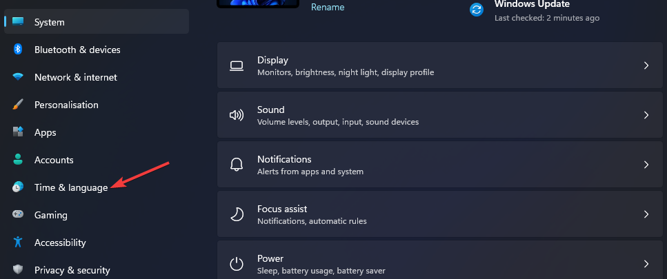 修复Windows 11更新后时间错误的方法