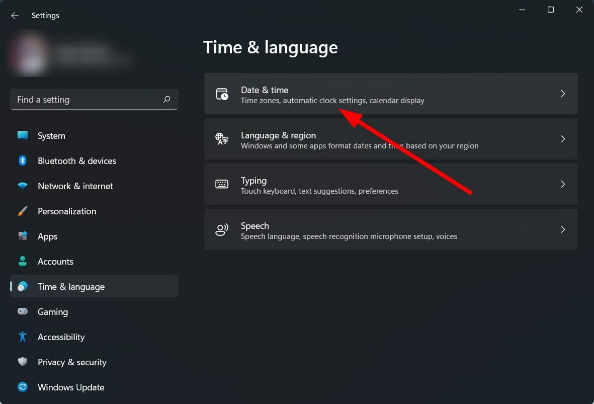 修复Windows 11更新后时间错误的方法