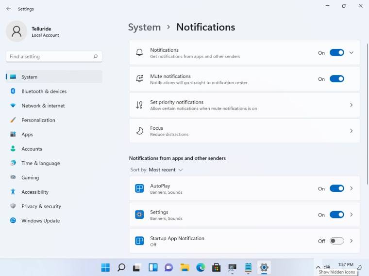 即将推出的Windows 11功能曝光:平板模式任务栏、通知变化和贴纸