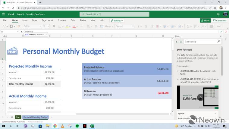网络版 Excel 进行重大更新,受到用户欢迎