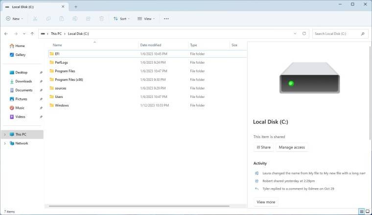 新图像表明即将推出的 Windows 11 文件资源管理器是微软的重大重新设计