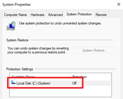如何检查 Windows 11 设备是否启用了系统还原?
