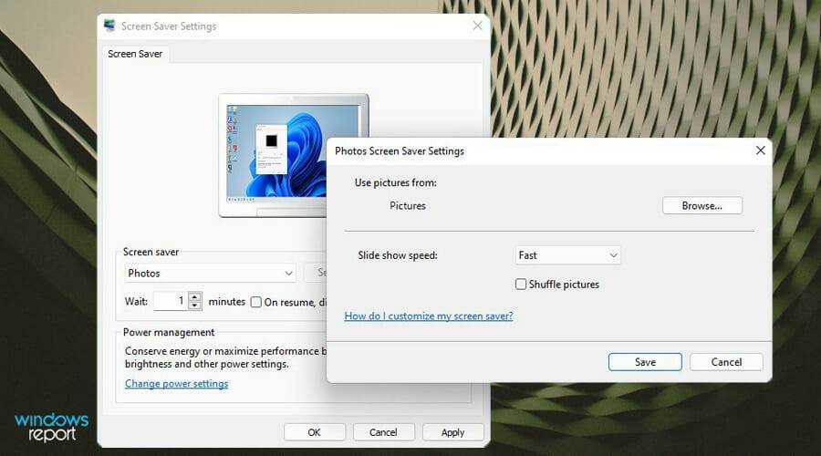 如何在 Windows 上创建自定义的屏幕保护程序文件(.scr)?