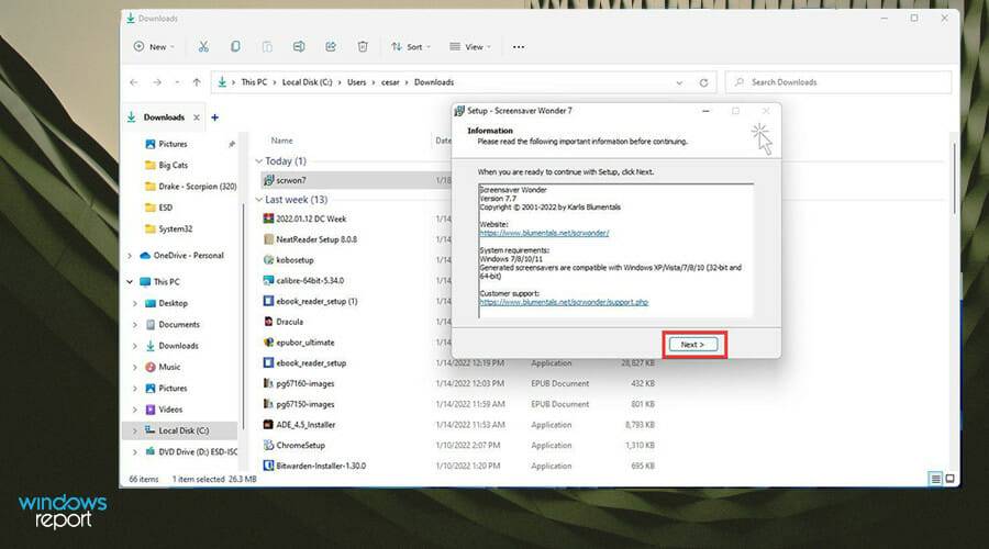 如何在 Windows 上创建自定义的屏幕保护程序文件(.scr)?