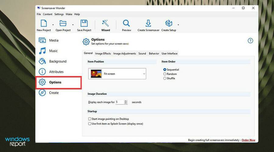 如何在 Windows 上创建自定义的屏幕保护程序文件(.scr)?