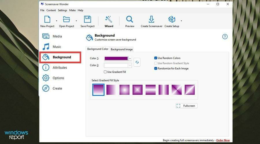 如何在 Windows 上创建自定义的屏幕保护程序文件(.scr)?