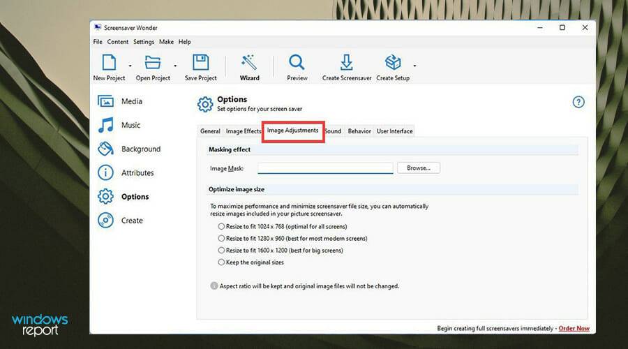 如何在 Windows 上创建自定义的屏幕保护程序文件(.scr)?