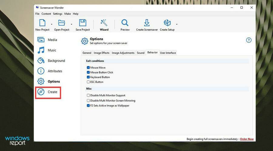 如何在 Windows 上创建自定义的屏幕保护程序文件(.scr)?