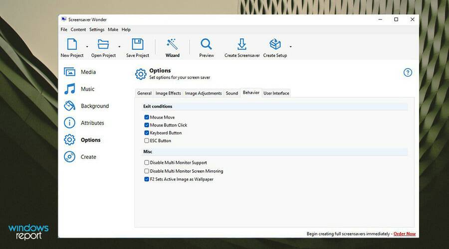 如何在 Windows 上创建自定义的屏幕保护程序文件(.scr)?