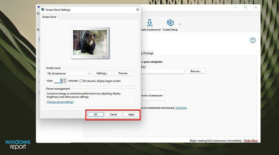 如何在 Windows 上创建自定义的屏幕保护程序文件(.scr)?