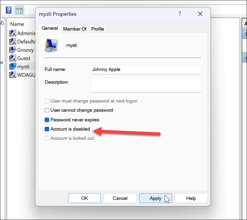 Windows 11教程:如何暂时禁用用户账户?