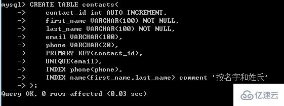 如何编写MySQL索引的查询语句?