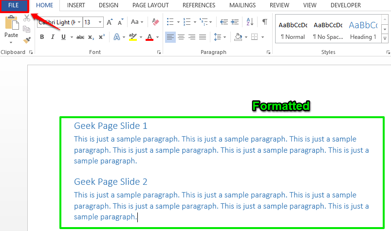 如何将 Microsoft Word文档转换为PowerPoint幻灯片