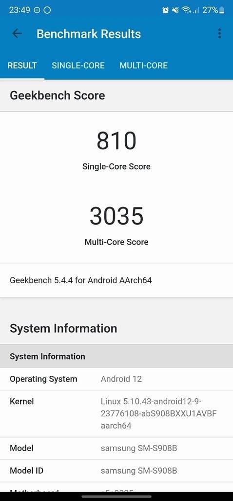 Snapdragon 的优势:三星 Galaxy S22 Ultra 在性能上表现优于Exynos