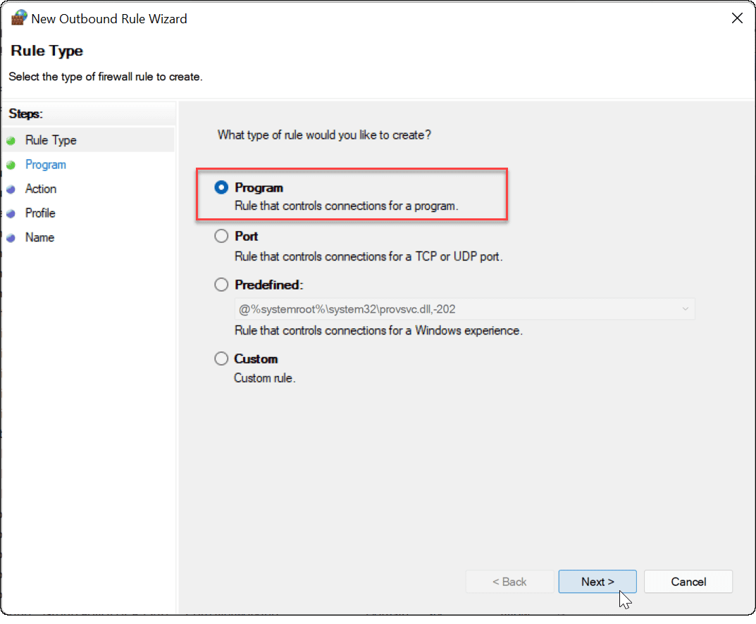 如何在 Windows 11 中禁止特定应用程序访问互联网?